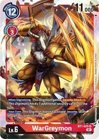 WarGreymon (ST-11 Special Entry Pack) (BT1-025 SR) [Release Special Booster 1.0]