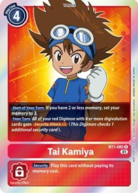 Tai Kamiya - BT1-085 (ST-11 Special Entry Pack) (BT1-085 R) [Release Special Booster 1.0]