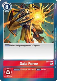 Gaia Force (ST-11 Special Entry Pack) (ST1-16 U) [Starter Deck 01: Gaia Red]