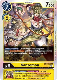 Sanzomon (BT10-038 R) [Xros Encounter]