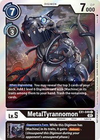 MetalTyrannomon (Premium Deck Set Lucky Pack) (EX1-049 C) [Classic Collection]