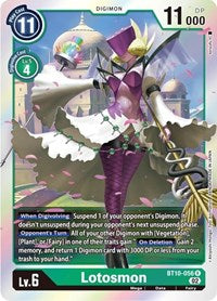 Lotosmon (BT10-056 R) [Xros Encounter]