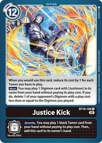 Justice Kick (BT10-106 U) [Xros Encounter]