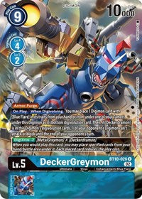 DeckerGreymon (Alternate Art) (BT10-026 R) [Xros Encounter]