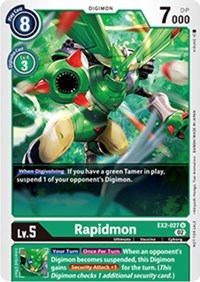 Rapidmon - EX2-027 (Tamer Party Vol. 6 Promo) (EX2-027 U) [Digital Hazard]