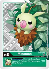 Minomon (Winner Pack Xros Encounter) (BT3-004 U) [Release Special Booster 1.5]