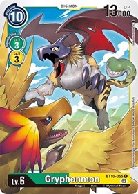 Gryphonmon (BT10-055 U) [Xros Encounter]