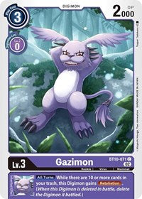 Gazimon (BT10-071 C) [Xros Encounter]