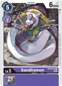 Sandiramon (BT10-079 C) [Xros Encounter]