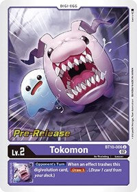 Tokomon (BT10-006 U) [Xros Encounter Pre-Release Cards]