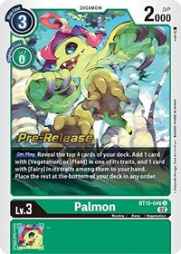 Palmon (BT10-046 U) [Xros Encounter Pre-Release Cards]