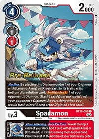 Spadamon (BT10-059 U) [Xros Encounter Pre-Release Cards]