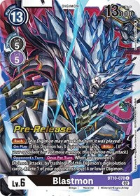 Blastmon (BT10-070 U) [Xros Encounter Pre-Release Cards]
