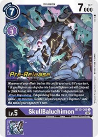 SkullBaluchimon (BT10-080 U) [Xros Encounter Pre-Release Cards]