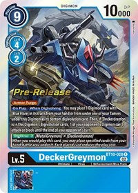 DeckerGreymon (BT10-026 R) [Xros Encounter Pre-Release Cards]
