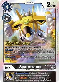 Sparrowmon (BT10-060 R) [Xros Encounter Pre-Release Cards]