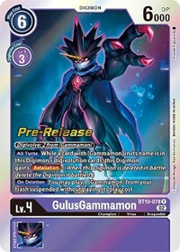 GulusGammamon (BT10-078 R) [Xros Encounter Pre-Release Cards]