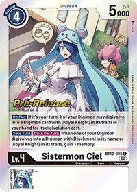Sistermon Ciel (BT10-085 R) [Xros Encounter Pre-Release Cards]