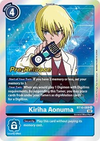 Kiriha Aonuma (BT10-088 R) [Xros Encounter Pre-Release Cards]