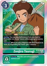 Zenjiro Tsurugi (BT10-090 R) [Xros Encounter Pre-Release Cards]