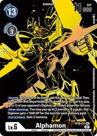 Alphamon (Xros Encounter Ghost Rare) (BT6-111 SEC) [Double Diamond]