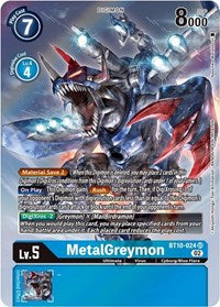 MetalGreymon (Alternate Art) (BT10-024 SR) [Xros Encounter]