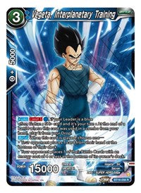 Vegeta, Interplanetary Training (BT19-056) [Fighter's Ambition]