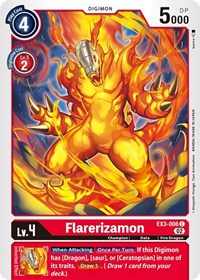 Flarerizamon (EX3-006 C) [Draconic Roar]