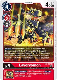 Lavorvomon (EX3-007 U) [Draconic Roar]