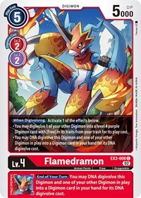 Flamedramon (EX3-008 C) [Draconic Roar]