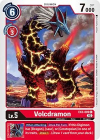 Volcdramon (EX3-009 C) [Draconic Roar]