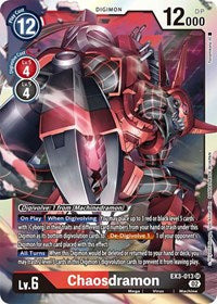 Chaosdramon (EX3-013 SR) [Draconic Roar]