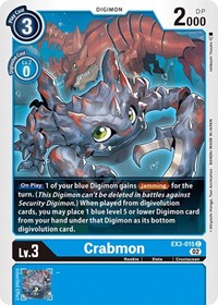 Crabmon (EX3-015 C) [Draconic Roar]