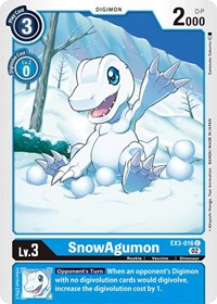 SnowAgumon (EX3-016 C) [Draconic Roar]