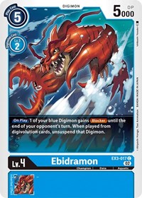 Ebidramon (EX3-017 C) [Draconic Roar]