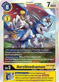 AeroVeedramon (EX3-033 R) [Draconic Roar]