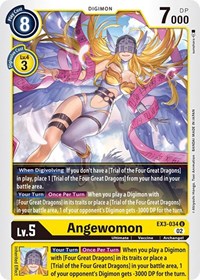 Angewomon (EX3-034 U) [Draconic Roar]