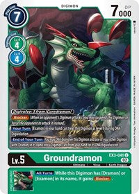 Groundramon (EX3-041 U) [Draconic Roar]
