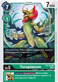 Toropiamon (EX3-042 C) [Draconic Roar]