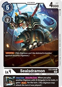 Sealsdramon (EX3-049 U) [Draconic Roar]