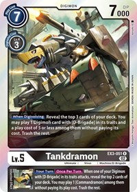 Tankdramon (EX3-051 R) [Draconic Roar]
