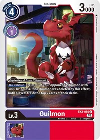 Guilmon (EX3-056 C) [Draconic Roar]