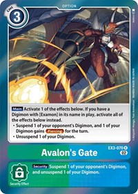 Avalon's Gate (EX3-070 R) [Draconic Roar]