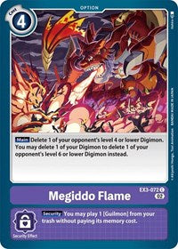 Megiddo Flame (EX3-072 C) [Draconic Roar]