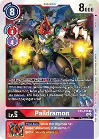Paildramon (Box Topper) (EX3-010 U) [Draconic Roar]