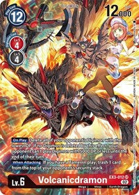 Volcanicdramon (Alternate Art) (EX3-012 SR) [Draconic Roar]