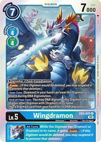 Wingdramon (Box Topper) (EX3-020 U) [Draconic Roar]