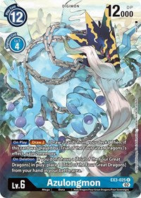 Azulongmon (Alternate Art) (EX3-025 R) [Draconic Roar]