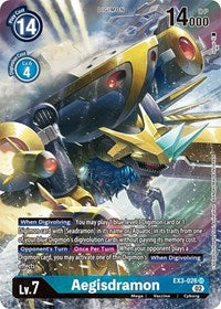 Aegisdramon (Alternate Art) (EX3-026 SR) [Draconic Roar]