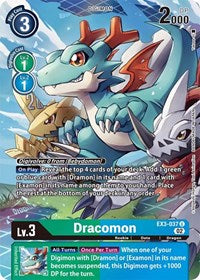 Dracomon (Alternate Art) (EX3-037 U) [Draconic Roar]